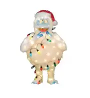 32 in. 3D Pre-Lit Bumble Christmas Yard Art Sculpture with C9 Light Strand NEW