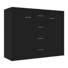 Sideboard Black 88X30X65 Cm Chipboard