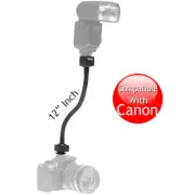 Flexible 12" i-TTL Flash Shoe Cord for Canon 480EG 550EX OC-E3 430EX 580EX