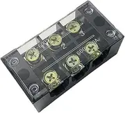 KAVJU TBC-6003 60A 3P 6 Screws Connector Terminal Block Board Wire Wiring Connectors Fixed Terminals Pin Line 3 Poles 0.5-6mm2