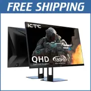 Versatile 27” QHD Gaming Monitor: 180Hz, G-Sync Compatible, VESA Mount Ready