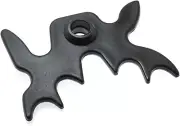 DGZZI Moosehead Bridge Head Black Plastic Slip-On Moosehead Bridge Head for B...