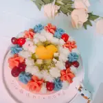 五吋寵物蛋糕-綜合水果