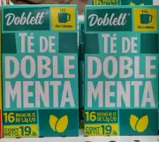 2X DOBLETT TE DOBLE MENTA / DOUBLE MINT TEA -2 CAJAS 16 SOBRES c/u - ENVIO GRATS