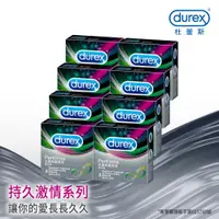 在飛比找ETMall東森購物網優惠-Durex杜蕾斯-飆風碼衛生套3入X8盒