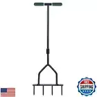 MIXXIDEA Lawn Core Aerator Manual Grass Garden Tiller Dethatching Tool Core A