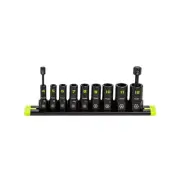 GRIPEDGE Tools | 9-PC - 1/4'' Drive Metric RPT Socket Extractor Set | Sizes 4...
