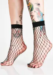 Hooked On Ya Fishnet Socks