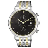 在飛比找momo購物網優惠-【CITIZEN 星辰】黑色錶盤男士手錶(AN3614-54