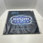 Deep Eddy Vodka Bar Mat Rubber Square Spill Drip Mat 15.5x15.5" NEW