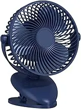 Clip on Fan, Pram Fan Quiet 5V Mini Cooling Clip Fan, Clip on Fan for Bed, 360° Rotation Portable Desk Fan with Clip for Office, Home, Stroller, Car, Camping, Travel(004)
