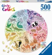 Ravensburger Puzzle 500pc - Circle of Colours Animals