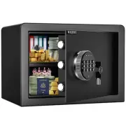 WASJOYE Cabinet Security Safe Box, Fireproof Home Lock Safe with Digital Keyp...