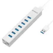 7-Port Aluminum Usb 3.0 Hub