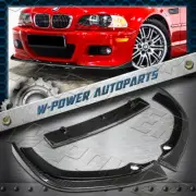 Carbon Fiber For 2001-2006 BMW E46 M3 H-Style Front Bumper Splitter Spoiler Lip