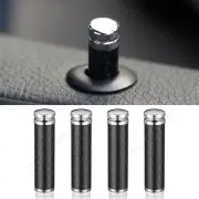 4x NEW Carbon Fiber Interior Door Lock Knob Pins Handles for Auto Car Truck SUV (for: Smart)