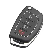 New Remote Key 4 Button Replacement Flip Key Shell For HYUNDAI ix35 Santa Fe i30