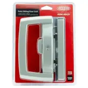 Lockwood Onyx Dual Handed Patio Sliding Door Lock - Silver - BNIB