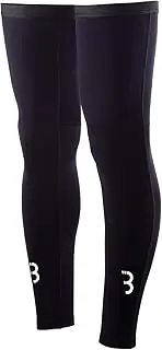 [BBB] Cycling Leg Sleeves for Men & Women Compression Leg Warmers to Cover Legs with Anti-Slip Black ComfortLegs BBW-91