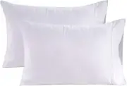 100% Organic Cotton Pillow Cases Standard Size Set of 2 (20"X26") - Cotton Pillo