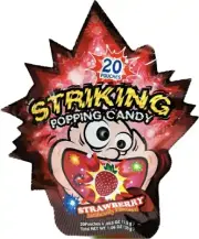 Striking Popping Candy, Cola Flavour 30g(20 Pouches)Super Tingly Sensation.
