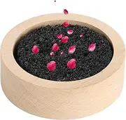 Wood & Lava Rock Essential Oil Diffuser, Black Lava Rock Stone Diffuser, Rock Diffuser with Natural Wood Base, Stone Diffuser for Home, Offices, Cars, Yoga, Sauna, SPA