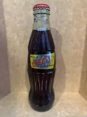 Coca-Cola Glass Bottle 8oz Coke Collectible RARE Full 2005 World of Las Vegas