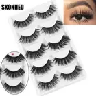 Handmade False Eyelashes Wispy Fluffy 3D Faux Mink Hair Eye Lashes Extension