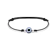 925 pure Sterling Silver Beads & Evil Eye Nazariya Anklet For Girls & Womens