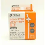 日本 利其爾 RICHELL 幼兒吸管式學習水杯專用替換吸管 2入包裝(新款的)