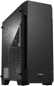 S3 ATX Mid Tower PC Case Full Acrylic Side Panel 3X Case Fan 120Mm Pre-Installed