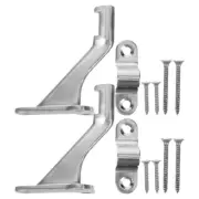 2 Sets Staircase Handrail Bracket Brackets for Staircases Railing