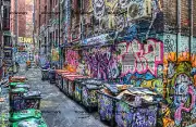 1/64 scale CUT & PEEL STICKERS Wall Floor Graffiti Garage diorama #018