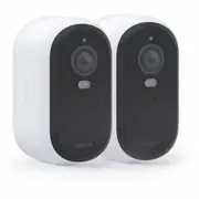 Arlo Essential Outdoor 2K Surveillance Camera - Colour - 2 Pack - White - Colour Night Vision - 2560 x 1440 - Weather Resistant