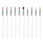 10pcs Cleaning Lip Brush Eye Smudge Brush Eyeshadow Brushes Eyelash Brush
