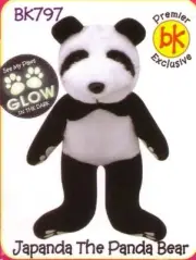 SKANSEN BEANIE KID JAPANDA THE PANDA BEAR P/EX MWMT