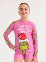 Girls Grinch Rash Vest