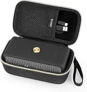 Yinke Hard Case for Marshall Emberton & Emberton II Bluetooth Speaker, Hard Organizer Portable Carry Cover Storage Bag (Emberton Gold)