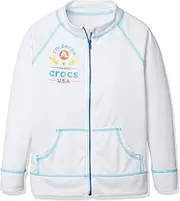 [Crocs] 127256 Boys' Long Sleeve UV Wear 127256, White, 130