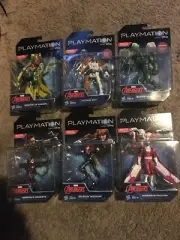 6 DISNEY PLAYMATION AVENGERS FIGURES HAWKEYE/BLACK WIDOW/FALCON/ULTRON, ETC. NEW