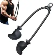 Ergonomic Tricep Rope Pull Down Attachment, Gym Cable Attachment, Pull Down Rope