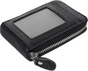 Pouch Travel Mini Wallet Cash Belts Chain Credit Card Case Security Clip Cards Card Holder with Zipper Prison Money Goth Belt Credit Holder Bag Credit Case Organizer Black COSMEVIVI