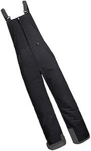 [tieedhfu] Women Ski Pants Bib Solid Color Overalls Winter Sport Thickened Snowboard Pant Clothes Accessory Skiing Trousers