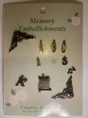 Memory Embellishments - ABC’s & 123’s (E)