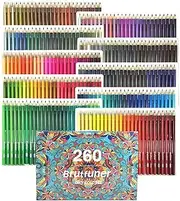 260 Count Coloured Pencils for Adult Coloring Books, Soft Core,Ideal for Drawing Blending Shading,Colouring Pencils Set Adults Kids Beginners