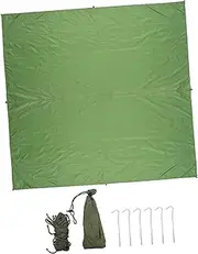 EXAOMBLE 1Set Outdoor Tarp Tent UV Protection Camping Shade Canopy for People Lightweight Portable Ground Cloth for Fishing Hiking Beach Garden Activities