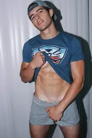 [L139] Male Model Showing Off Body Fine Art Hunky Physique MATTE OR GLOSS OPTION