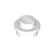 Lego Part White Plate 1 x 1 Round Qty 25 (6141