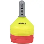 Select Marker Training Cones With Holder Yellow Orange 24 Pieces New