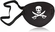 Pirate Eye Patch Skull Crossbone Eye Patch Eye Mask for Halloween Lazy Eye